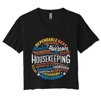 Housekeeping Appreciation Gifts Environmental Services Week Gift Crop Top