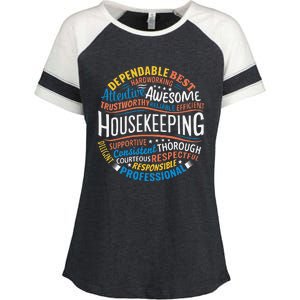 Housekeeping Appreciation Gifts Environmental Services Week Gift Enza Ladies Jersey Colorblock Tee