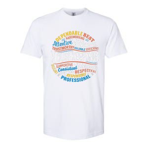 Housekeeping Appreciation Gifts Environmental Services Week Gift Softstyle CVC T-Shirt