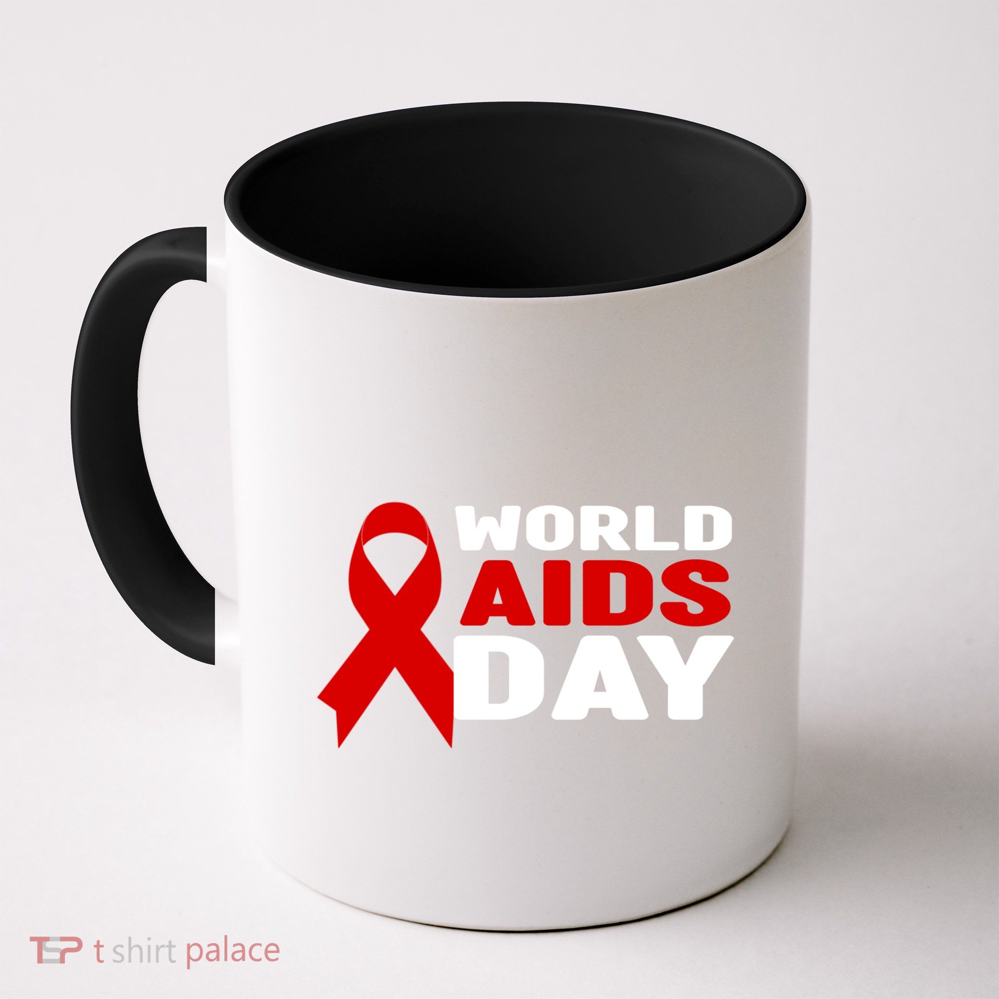 Hiv/aids Awareness Gift Red Ribbon World Aids Day Funny Gift Mug