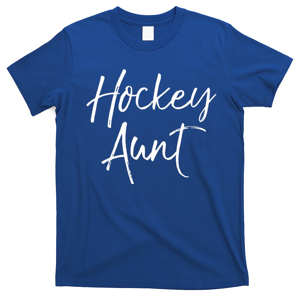 Hockey Aunt Gift Cute Hockey Auntie Sweats T-Shirt