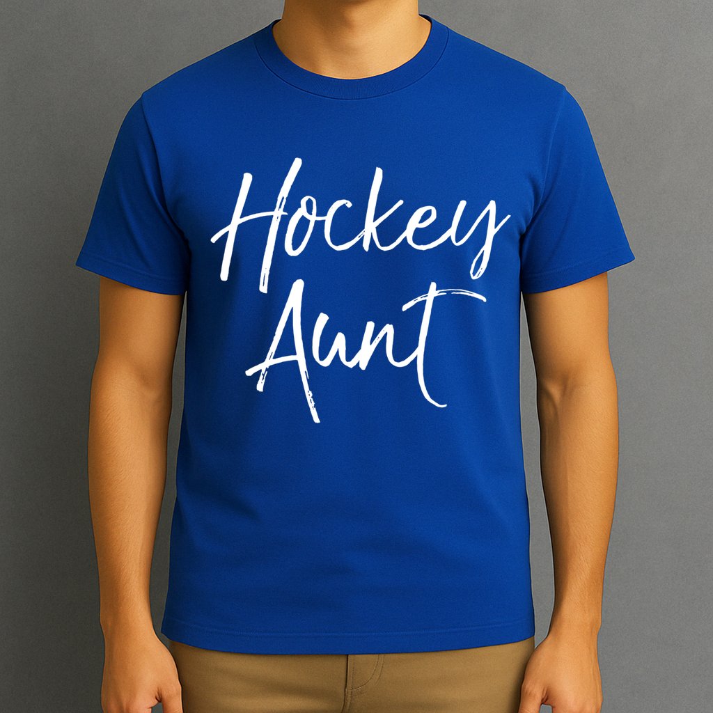 Hockey Aunt Gift Cute Hockey Auntie Sweats T-Shirt