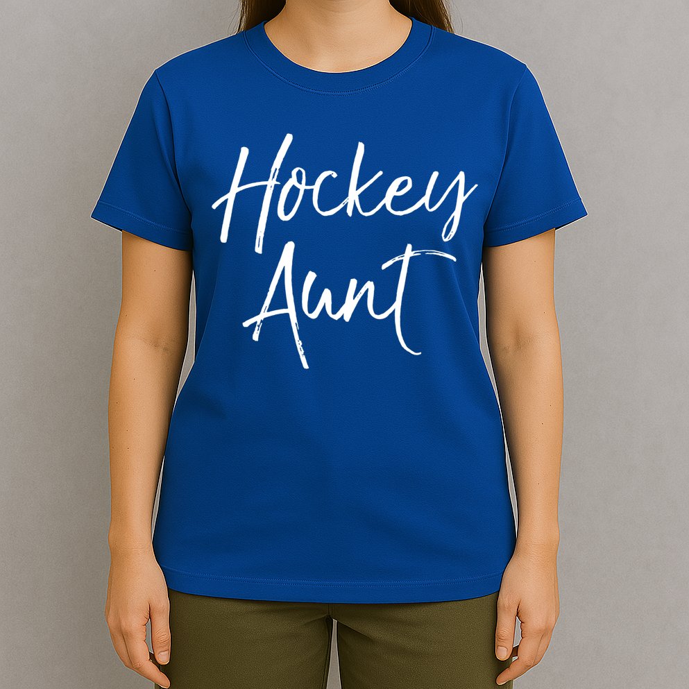 Hockey Aunt Gift Cute Hockey Auntie Sweats T-Shirt