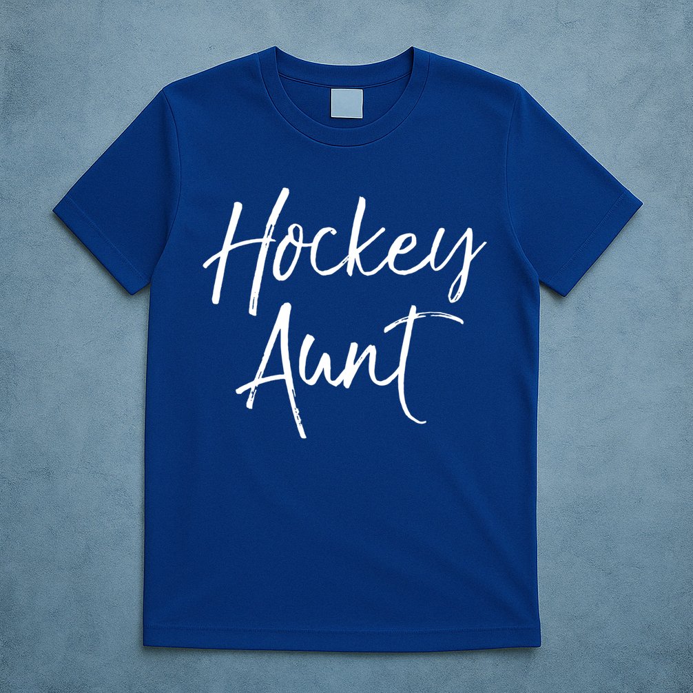 Hockey Aunt Gift Cute Hockey Auntie Sweats T-Shirt