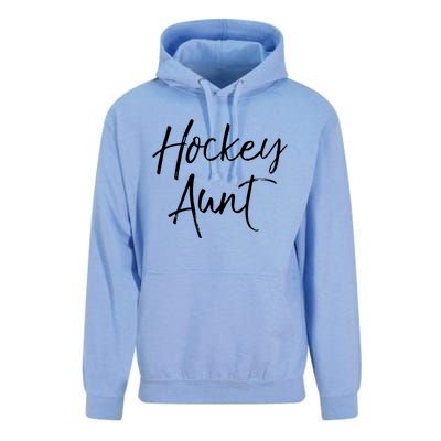 Hockey Aunt Gift Cute Hockey Auntie Sweats Unisex Surf Hoodie