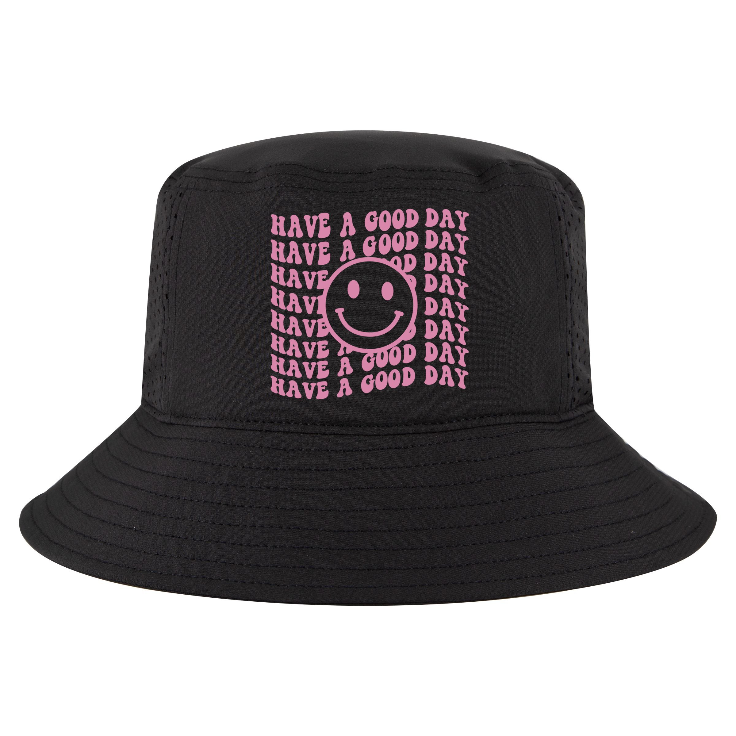 Have A Good Day Retro Smile Face Happy Face Preppy Aesthetic Gift Cool Comfort Performance Bucket Hat