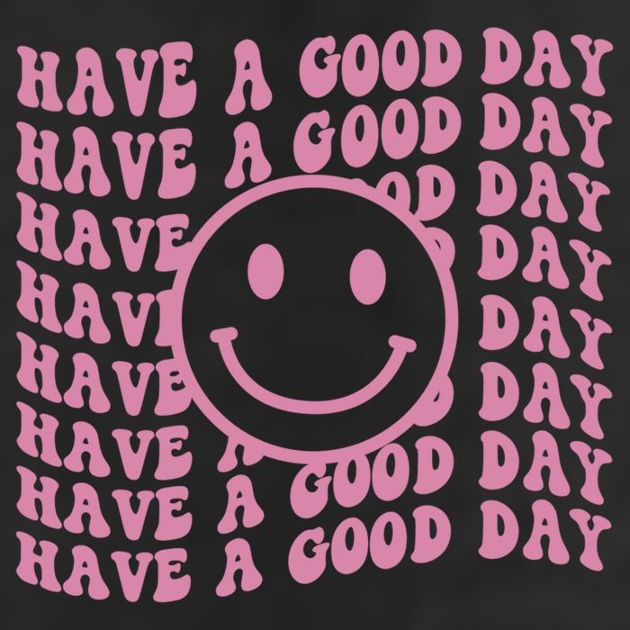 Have A Good Day Retro Smile Face Happy Face Preppy Aesthetic Gift 7 Panel Mesh Trucker Snapback Hat