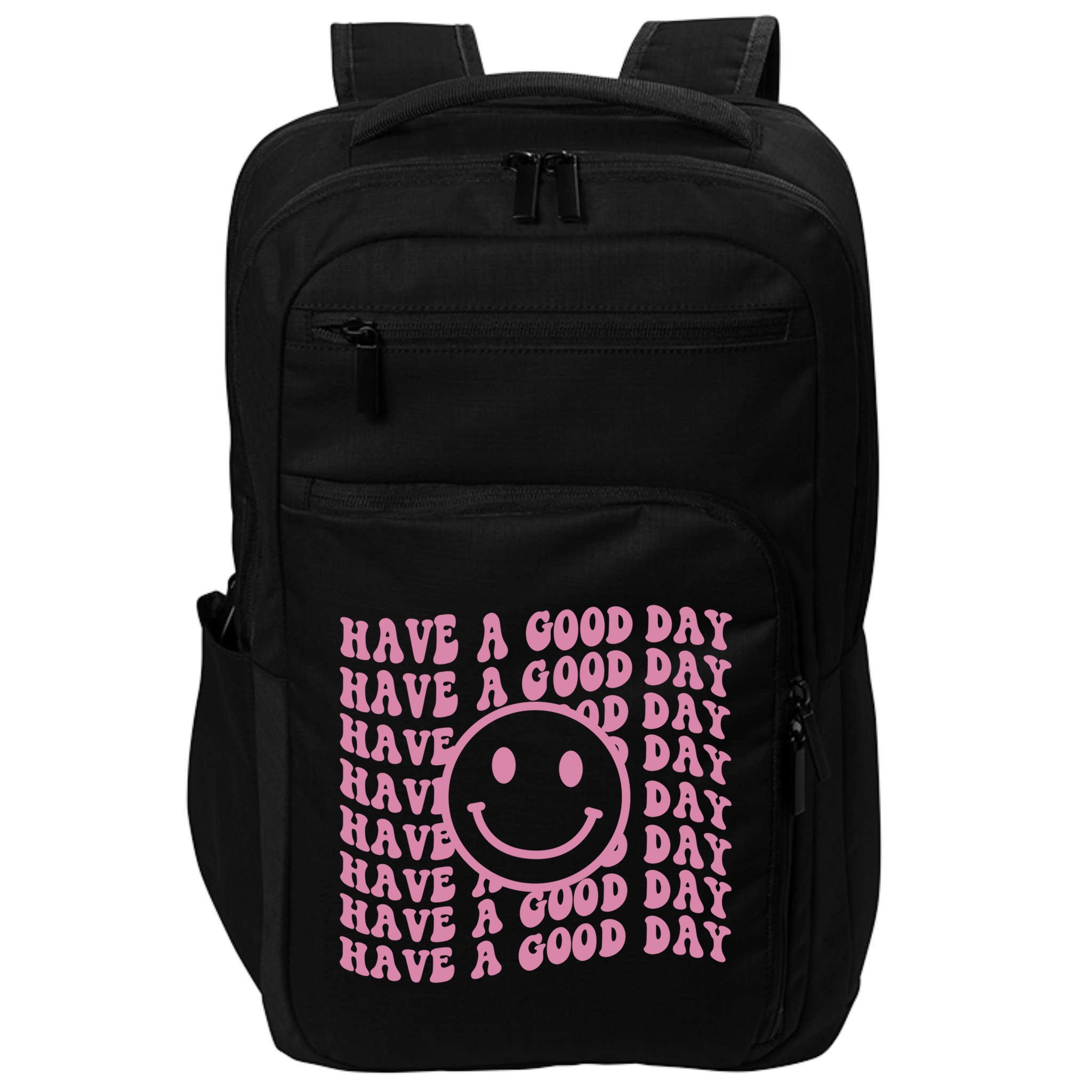Have A Good Day Retro Smile Face Happy Face Preppy Aesthetic Gift Impact Tech Backpack