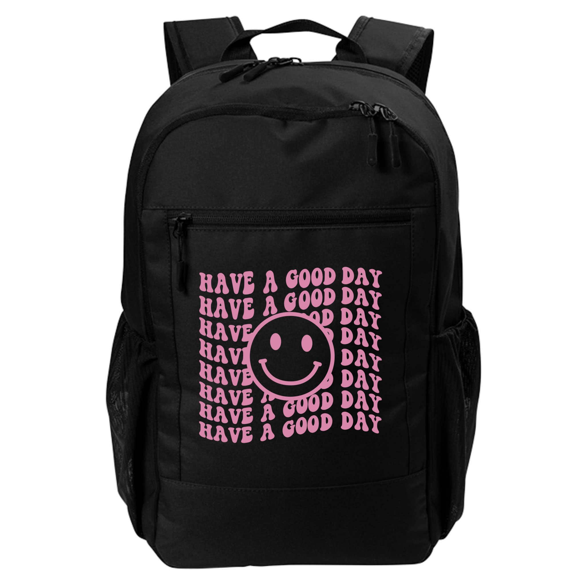 Have A Good Day Retro Smile Face Happy Face Preppy Aesthetic Gift Backpack