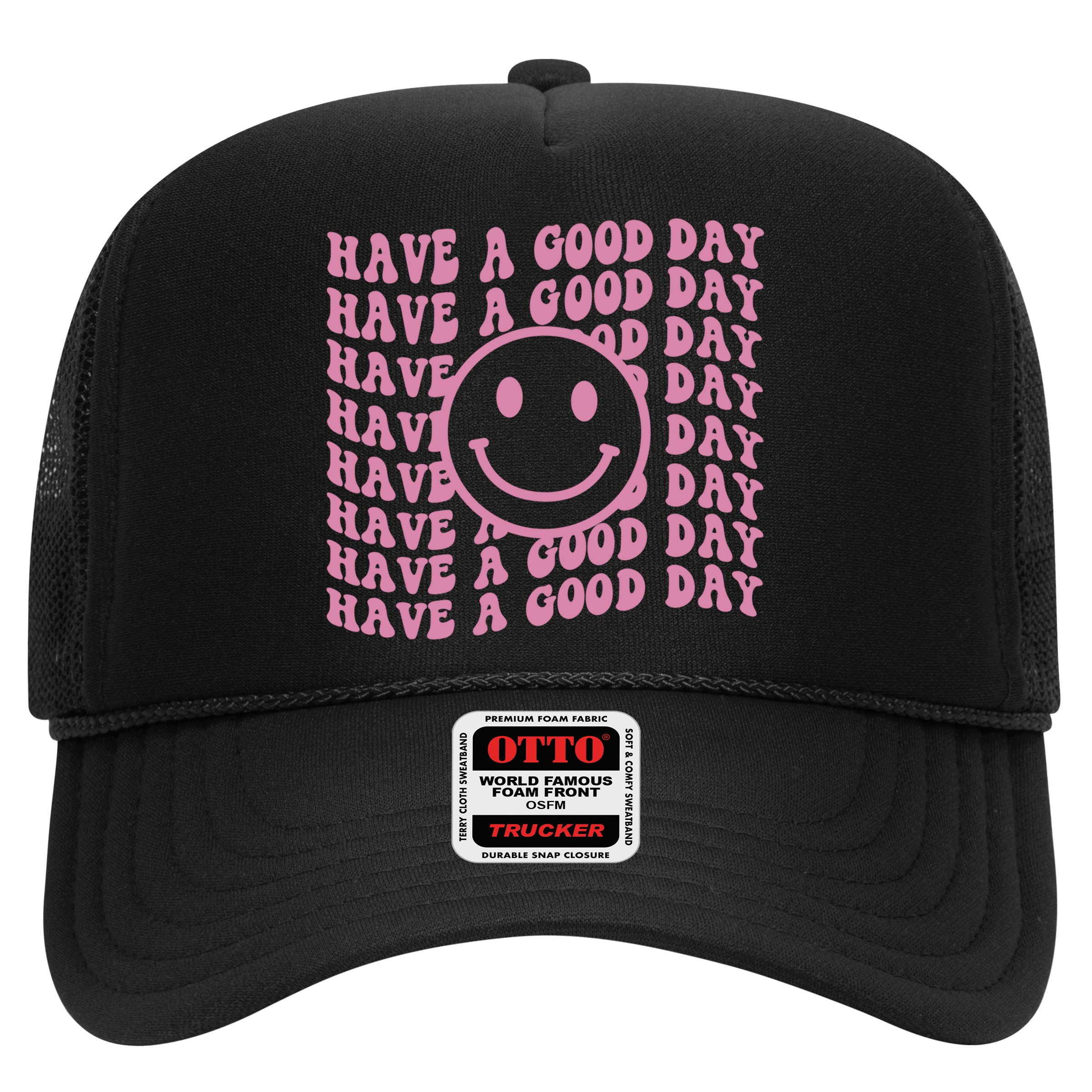 Have A Good Day Retro Smile Face Happy Face Preppy Aesthetic Gift Hat