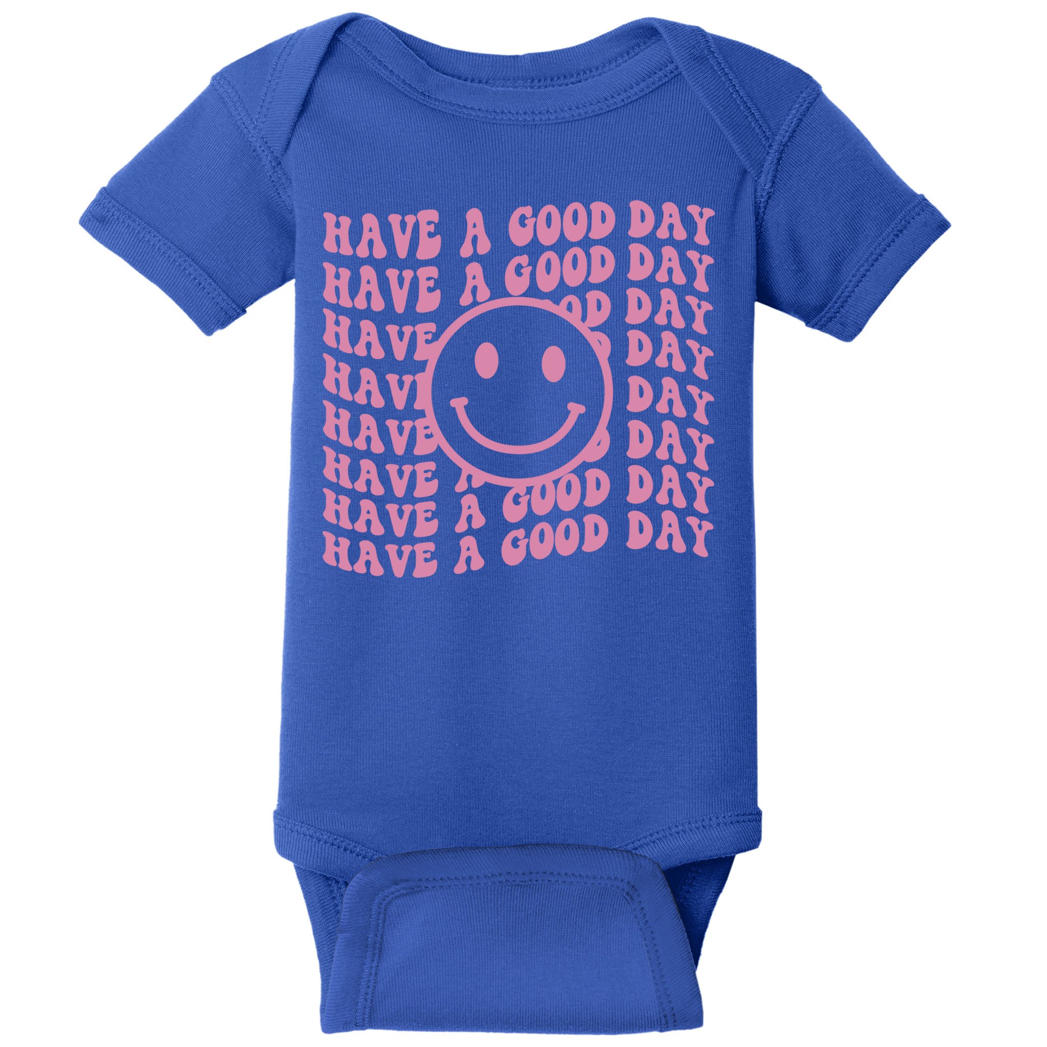 Have A Good Day Retro Smile Face Happy Face Preppy Aesthetic Gift Baby Bodysuit
