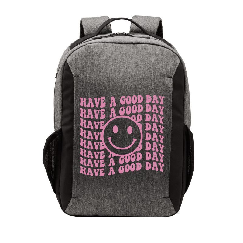 Have A Good Day Retro Smile Face Happy Face Preppy Aesthetic Gift Vector Backpack