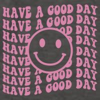 Have A Good Day Retro Smile Face Happy Face Preppy Aesthetic Gift Vector Backpack
