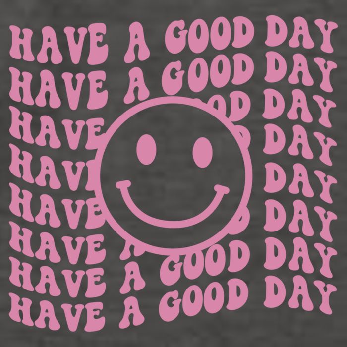 Have A Good Day Retro Smile Face Happy Face Preppy Aesthetic Gift Vector Backpack
