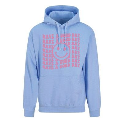 Have A Good Day Retro Smile Face Happy Face Preppy Aesthetic Gift Unisex Surf Hoodie