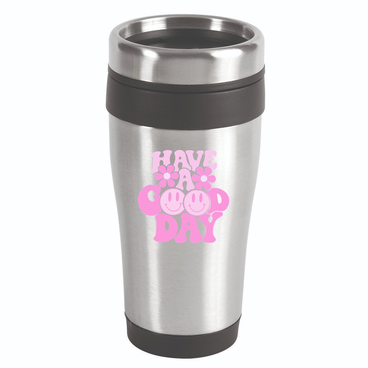 Have A Good Day Retro Smile Face Preppy Aesthetic 16oz Travel Tumbler