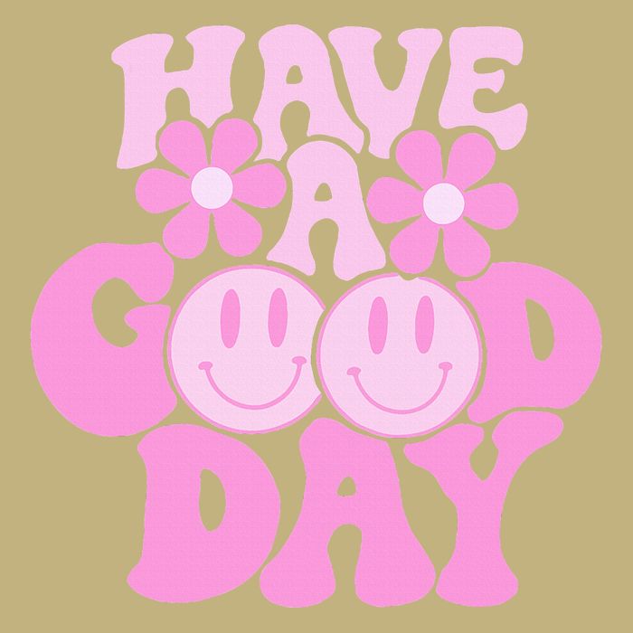 Have A Good Day Retro Smile Face Preppy Aesthetic Long Sleeve Shirt