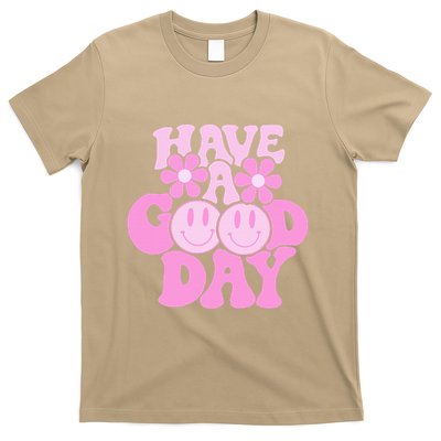 Have A Good Day Retro Smile Face Preppy Aesthetic T-Shirt