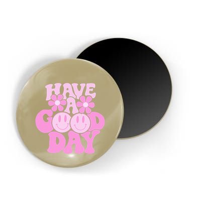 Have A Good Day Retro Smile Face Preppy Aesthetic Magnet