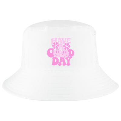Have A Good Day Retro Smile Face Preppy Aesthetic Cool Comfort Performance Bucket Hat