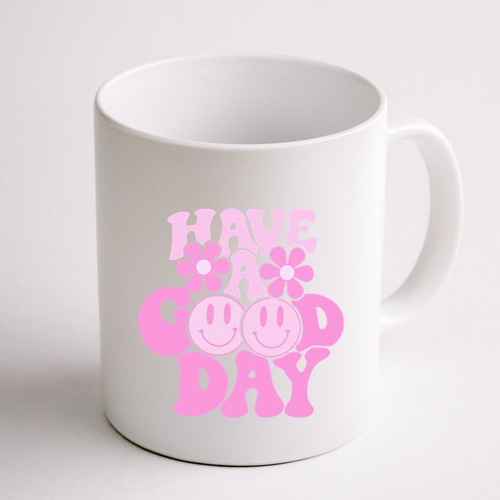 Have A Good Day Retro Smile Face Preppy Aesthetic Mug