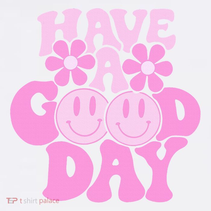 Have A Good Day Retro Smile Face Preppy Aesthetic Youth Performance Sprint T-Shirt
