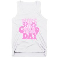 Have A Good Day Retro Smile Face Preppy Aesthetic Tank Top