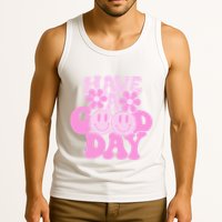 Have A Good Day Retro Smile Face Preppy Aesthetic Tank Top