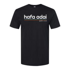 Hafa Adai Guam Usa Graphic Design Christmas Gift Drk Softstyle CVC T-Shirt