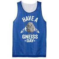 Have A Gneiss Day Geology Pun Rock Collector Geologist Cute Gift Mesh Reversible Basketball Jersey Tank