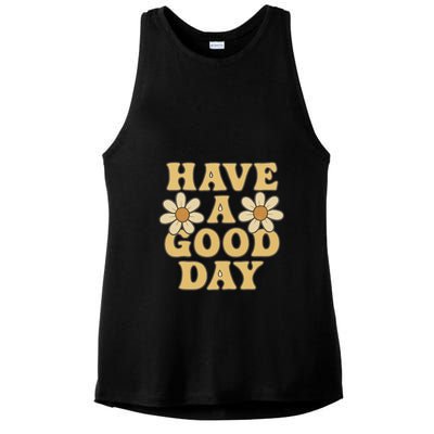 Have a Good Day Ladies PosiCharge Tri-Blend Wicking Tank