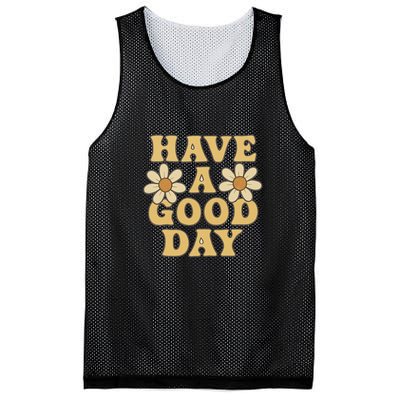 Have a Good Day Mesh Reversible Basketball Jersey Tank