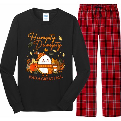 Had A Great Fall Thanksgiving Autumn Season Long Sleeve Pajama Set