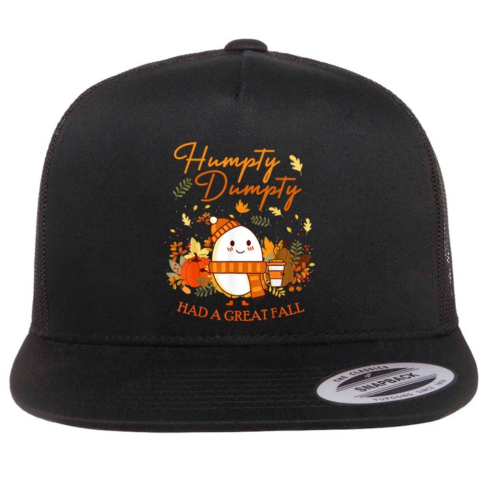 Had A Great Fall Thanksgiving Autumn Season Flat Bill Trucker Hat