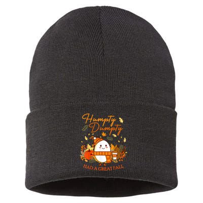 Had A Great Fall Thanksgiving Autumn Season Sustainable Knit Beanie