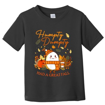 Had A Great Fall Thanksgiving Autumn Season Toddler T-Shirt