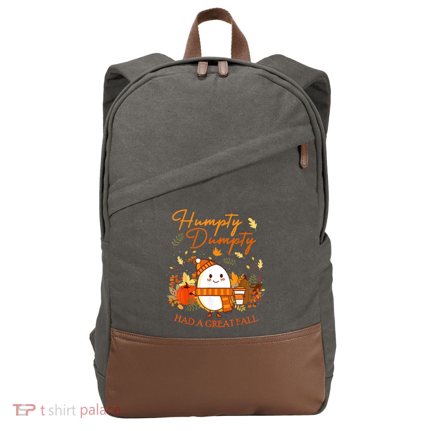 Had A Great Fall Thanksgiving Autumn Season Cotton Canvas Backpack