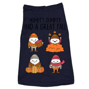 Had A Great Fall Cute Egg Autumn Doggie Tank