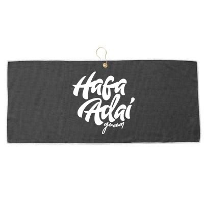 Hafa Adai Guam Gift Vintage Funny Gift For Guaian 671 Seal Gift Large Microfiber Waffle Golf Towel