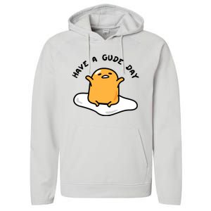 Have A Gude Day Gudetama Performance Fleece Hoodie