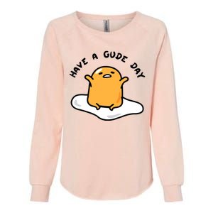 Have A Gude Day Gudetama Womens California Wash Sweatshirt