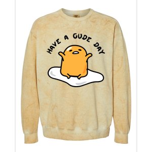 Have A Gude Day Gudetama Colorblast Crewneck Sweatshirt