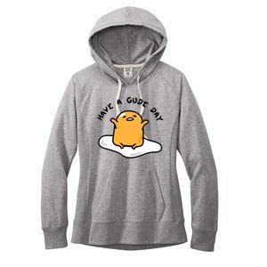 Have A Gude Day Gudetama Women's Fleece Hoodie