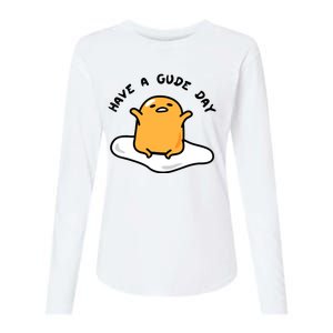 Have A Gude Day Gudetama Womens Cotton Relaxed Long Sleeve T-Shirt