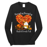 Had A Great Fall Autumn Leaves Thanksgiving Long Sleeve Shirt