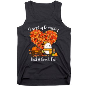 Had A Great Fall Autumn Leaves Thanksgiving Tank Top