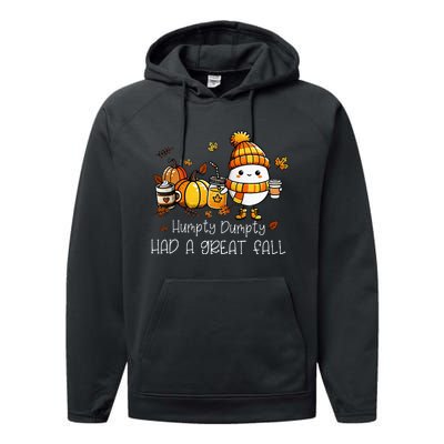 Had A Great Fall Egg Thanksgiving Autumn Funny Performance Fleece Hoodie