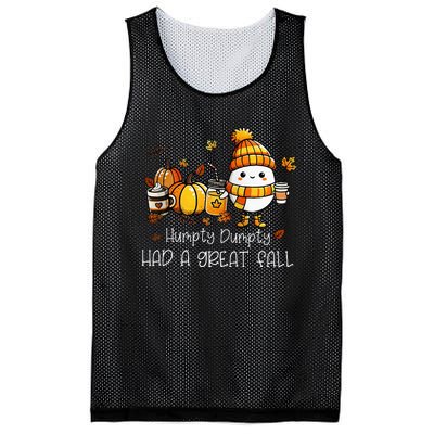 Had A Great Fall Egg Thanksgiving Autumn Funny Mesh Reversible Basketball Jersey Tank