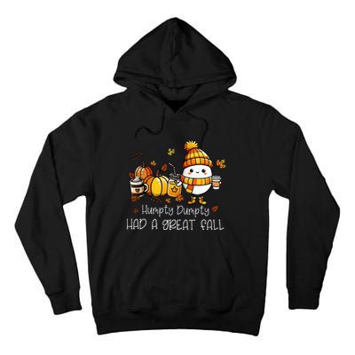 Had A Great Fall Egg Thanksgiving Autumn Funny Tall Hoodie