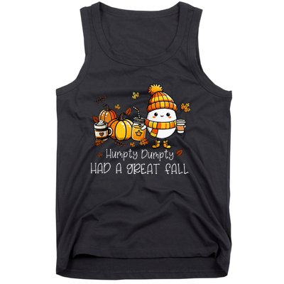 Had A Great Fall Egg Thanksgiving Autumn Funny Tank Top